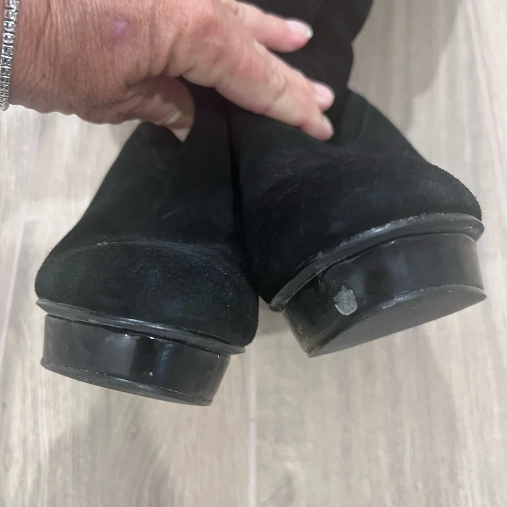 Steve Madden Boots Black Suede Xennon 5